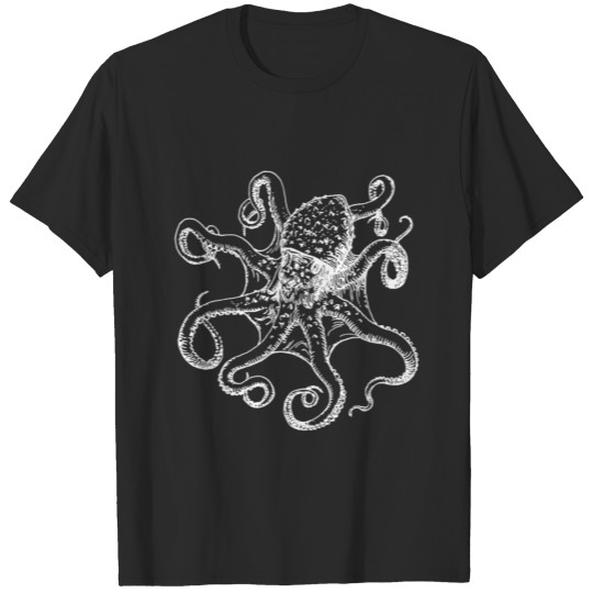 Discover Octopus Shirt Women Men Long Sleeve Tee Shirt T-shirt