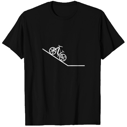 Ebike Uphill Trail Cycling Bicycle Biking E-Bike T-shirt