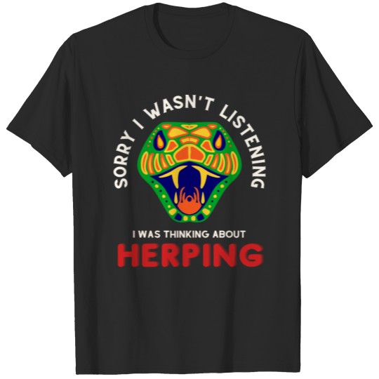 Discover Herpetologist Funny Herping Reptile Snake Herper T-shirt