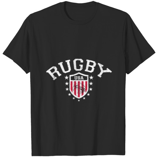 Discover Vintage Usa Rugby Eagle Shield Gift Tee T-shirt