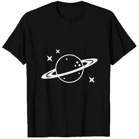 Planet stars gift outer space universe cosmonaut T-shirt