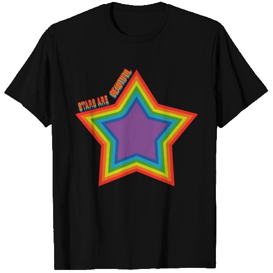 Rainbow Stars are beautiful T-shirt
