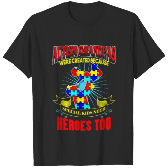 Discover Autism Grandpas Were Createds T-shirt