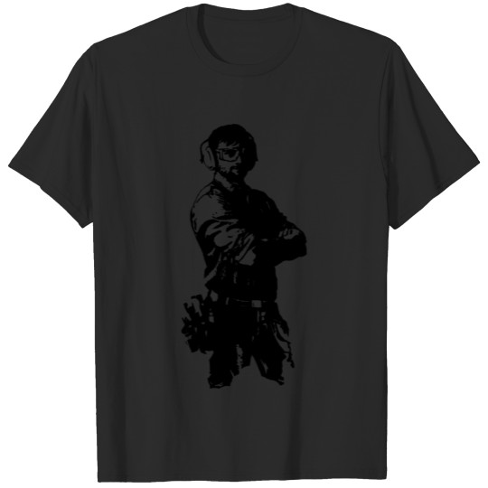 Discover Carpenter/Builder/Handyman (Silhouette Black) T-shirt