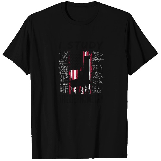 On Back Gun USA Flag Triggernometry T-shirt