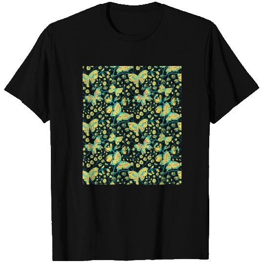 Butterfly pattern T-shirt