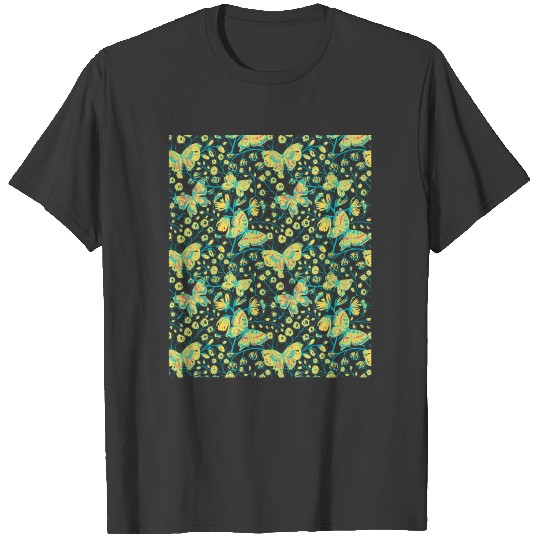 Butterfly pattern T-shirt