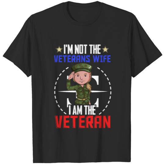 Discover I'm not the Veterans Wife 22 Veterans, Navy, Army T-shirt