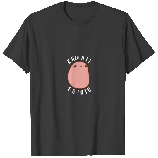 Funny Cute Kawaii Potato Men Women Gift Gift Tee T-shirt