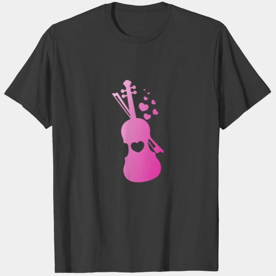 Violin Heart T-shirt