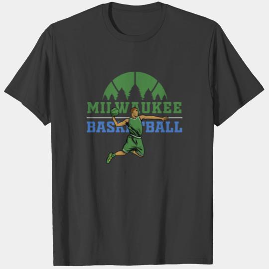 basketball, basketball Milwaukee goal, Point T-shirt
