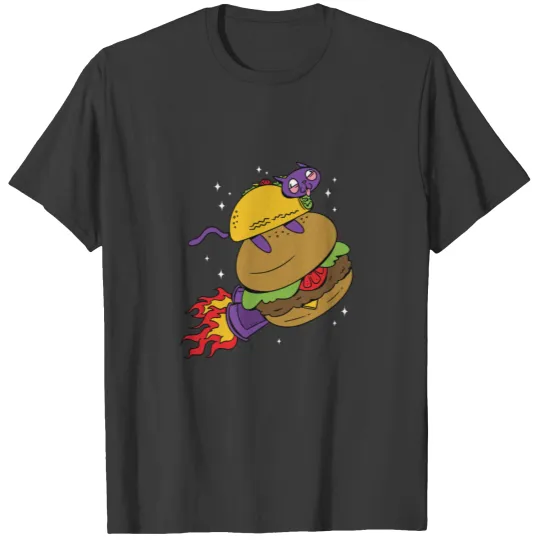 TACO CAT BURGER T-shirt