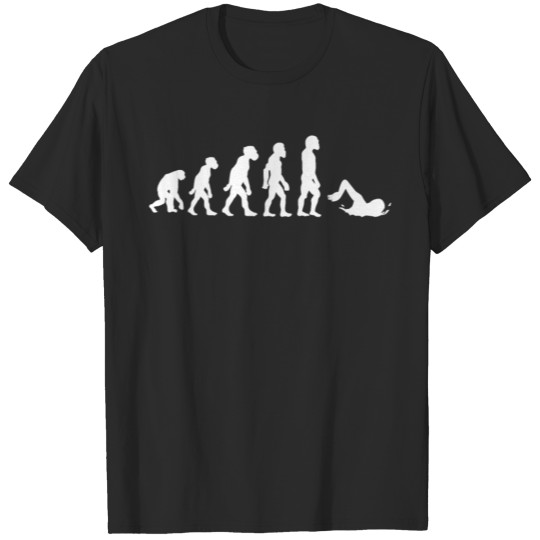 Discover Funny Human Swimming Evolution Swimmer Swim Rescue T-shirt