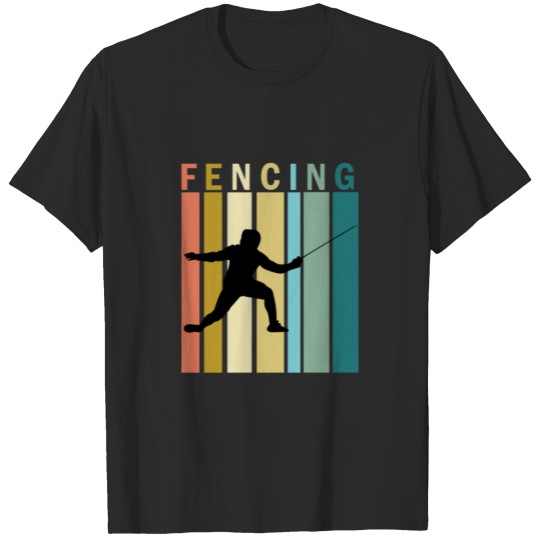 Vintage Retro Fencing T-shirt