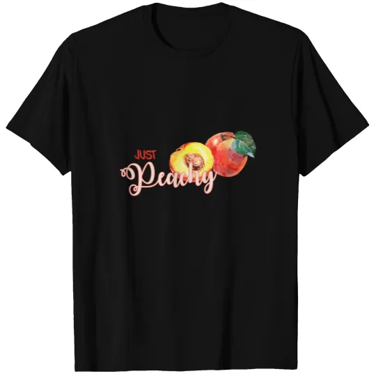 Just Peachy Peach Fruit T-shirt