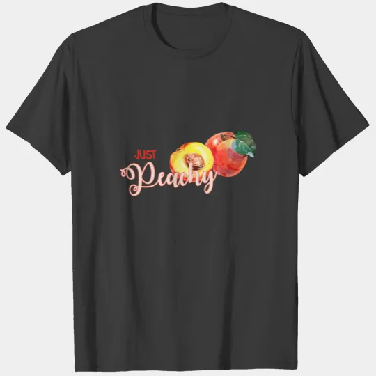 Just Peachy Peach Fruit T-shirt