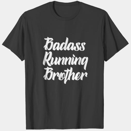 badass running brother T-shirt
