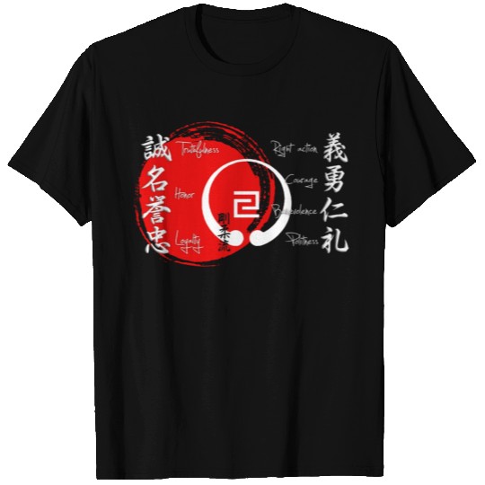 Goju Ryu Karate Bushido Values White T-shirt