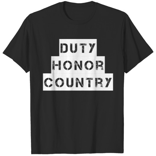 Discover US Army - Duty Honor Country T-shirt