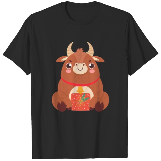 Discover Happy New Year 2021 bull T-shirt