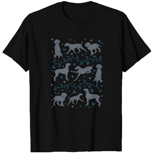 Weimaraner pattern T-shirt
