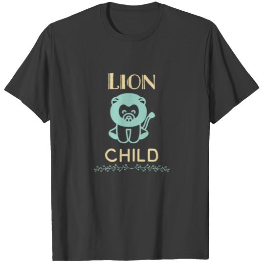 Children Kindergarten Illustration Toddler Lion T-shirt