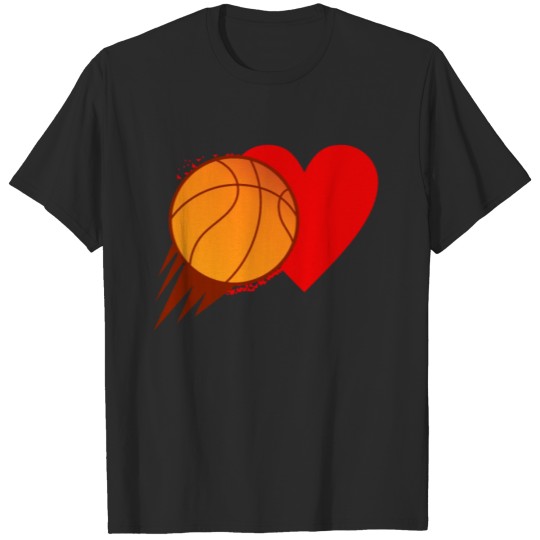 Discover Love Basketball Heart Valentines Day T-shirt