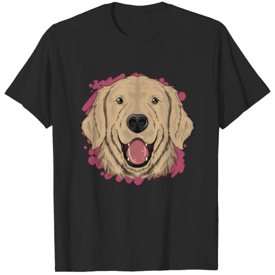 Discover Most Loyal Dog Breeds Happy Smiling Golden T-shirt