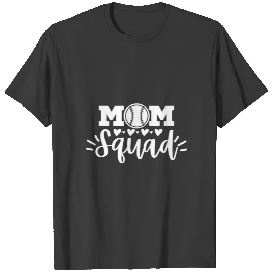 Baseball Mom Squad TEE, baseball mom T-shirt T-shirt