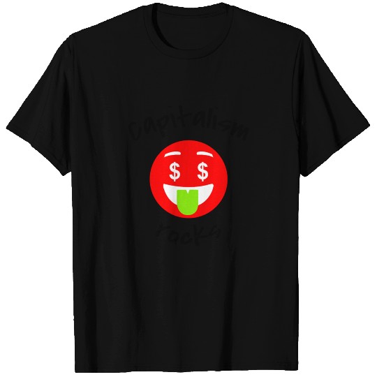 Capitalism rocks, fun design for capitalists T-shirt