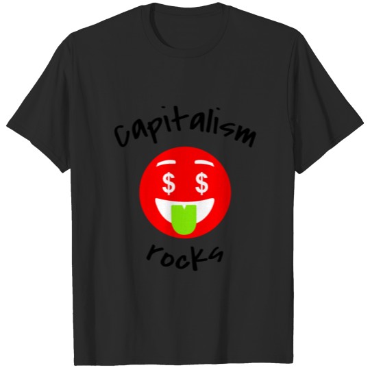 Discover Capitalism rocks, fun design for capitalists T-shirt