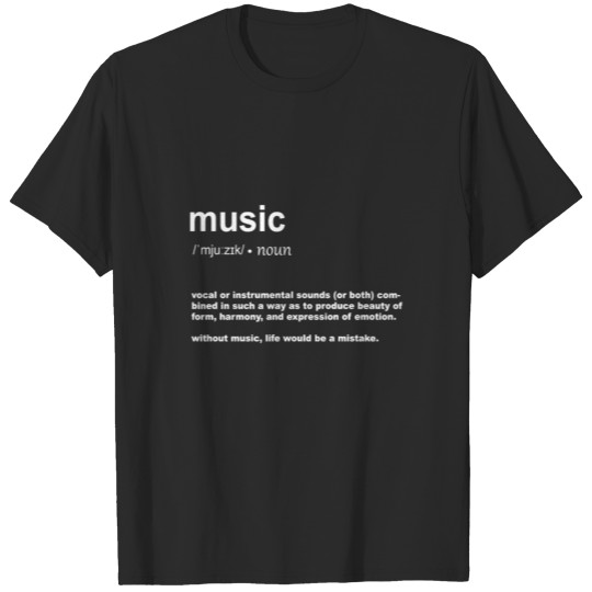 Music Definition T-shirt