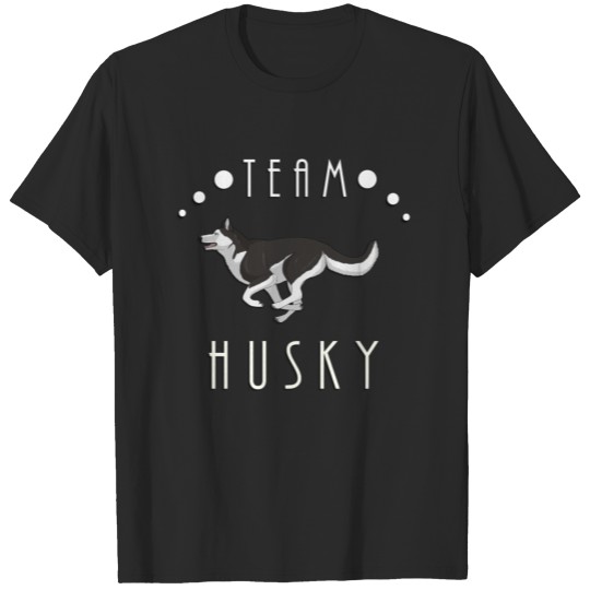 Discover Team Husky - Black and White T-shirt