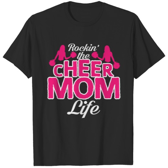 Discover Rocking the Cheer Mom Life T-shirt