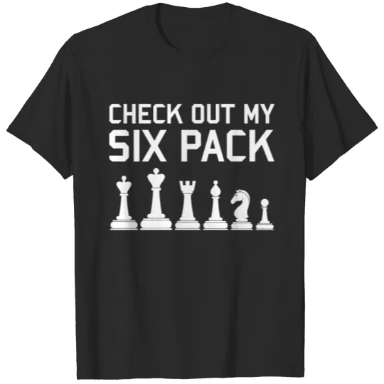 Discover Check Out My Six Pack Funny Chess Player Gift T-shirt