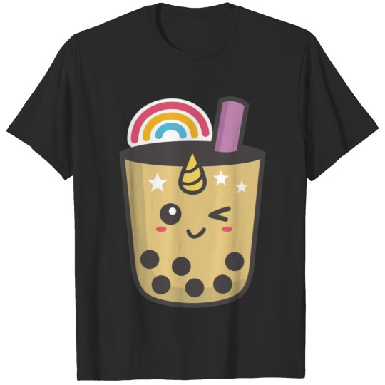 Unicorn Bubble Tea, Boba Cute Kawaii T-shirt