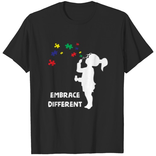 Discover Embrace Different soap bubbles T-shirt