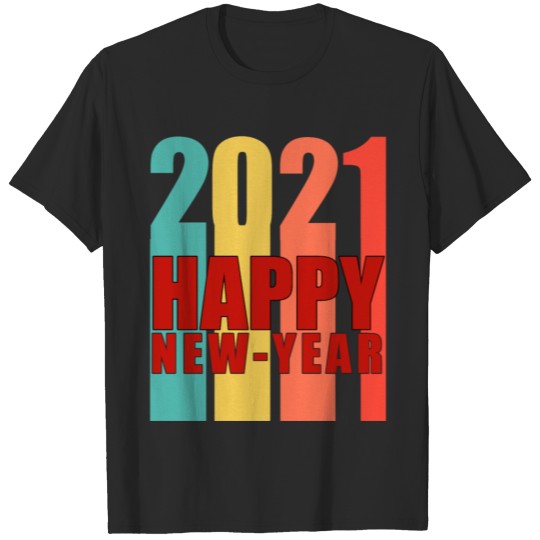 Discover HAPPY NEW YEAR 2021 RETRO VINTAGE ,BEST GIFT IDEA T-shirt