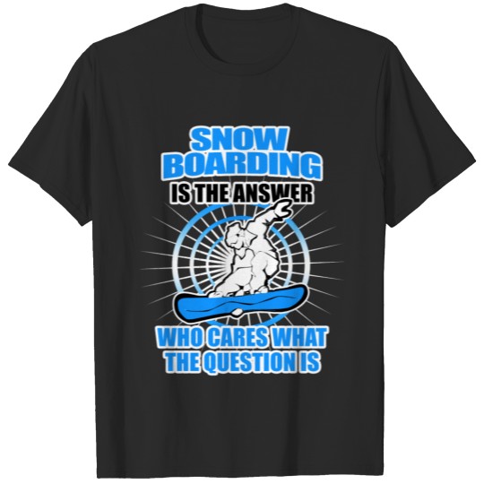 Discover Snowboarding Winter Sport Snowboarder Gift T-shirt