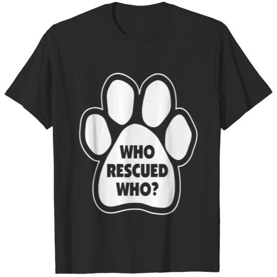 Discover Funny Dog Rescue Animal Lover Gift T-shirt