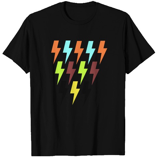 multi color lighing T-shirt