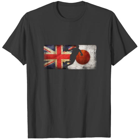 Basketball Men UK Flag Tokyo 2021 Japan Flag T-shirt