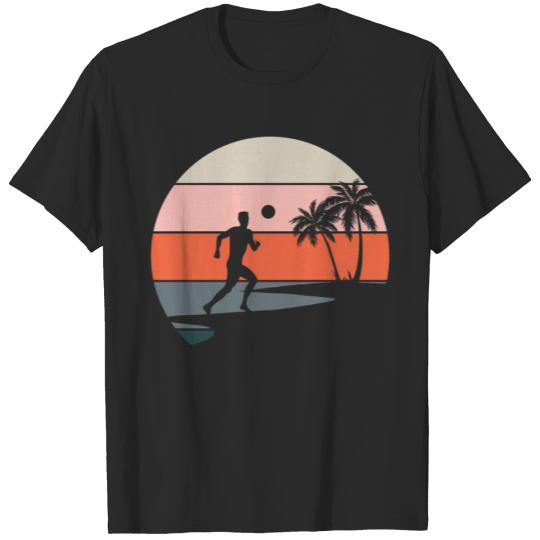 Discover Beach Soccer Sport Retro Vintage Gift T-shirt