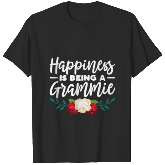 Discover Happiness Is Being A Grammie , Funny Grandma Quote T-shirt
