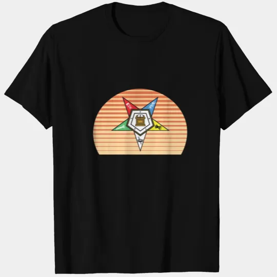 OES Eastern Star Retro Sun Design T-shirt