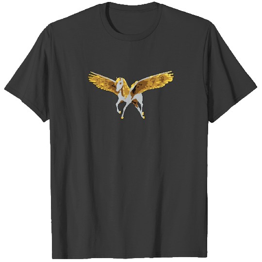 Pegasus 8 bit retro T-shirt