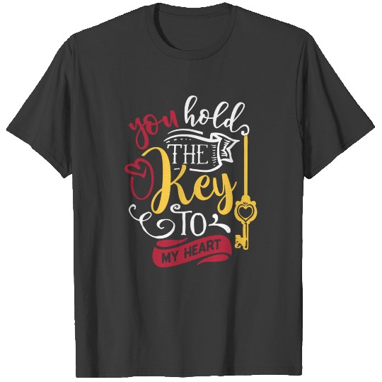 You Hold The Key To My Heart Cupid Day For Her T-shirt