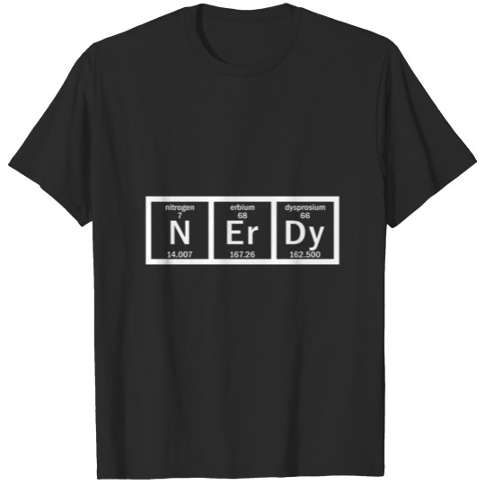 Discover Nerdy gift saying joke T-shirt