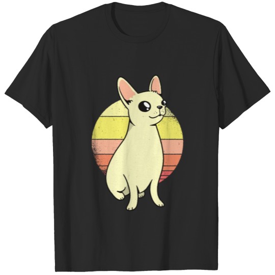 Discover Chihuahua retro Sunset cartoon dog T-shirt