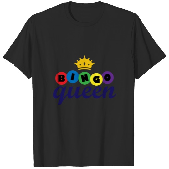 Discover Bingo queen gift saying pension grandpa T-shirt